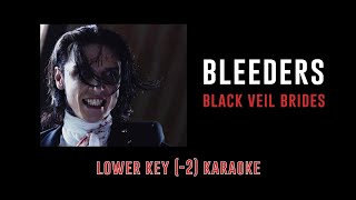 Bleeders Key 2  Black Veil Brides  Karaoke Instrumental with Lyrics [upl. by Aekin]