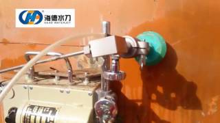 China mobile portable water jet cutting machine for cutting oilgaspetrochemicall tank [upl. by Maclaine]