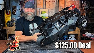 Hot Toys Batmobile Tumbler Batman Begins  Huge Score [upl. by Eshelman]