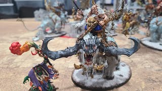 AoS Battle Report Ironjawz vs Beastclaw Raiders [upl. by Timus]