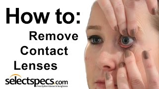 How to remove contact Lenses With selectspecscom [upl. by Ahsehyt]