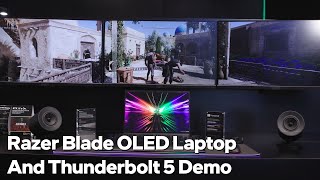 Intel x Razer at CES 2024 Thunderbolt 5 and Raptor Lake Refresh in New Blade Laptops  Talking Tech [upl. by Oruntha551]