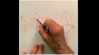 Stereometry and foreshortening figurestudy drawing gesturedrawing figuredrawing [upl. by Anirbas880]