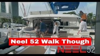 Neel 52 Trimaran walktrough A Neel 52 Tour if this amazing new Trimaran [upl. by Ainoyek317]