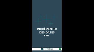 Incrémenter les dates dun an dans Excel avec la poignée de recopie [upl. by Lerrad]