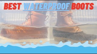 The 9 Best Waterproof Boots for Men  Work Boots Hiking Boots Casual and More [upl. by Olim]