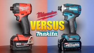 Milwaukee VS Makita Impact Driver  M18 Fuel 2953 vs XGT GDT01 [upl. by Itram]