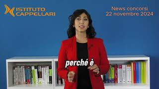 News concorsi 22 novembre 2024 [upl. by Docile]