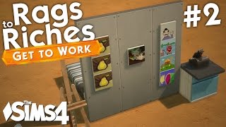 The Sims 4 Get To Work  Rags to Riches  Part 2 [upl. by Shoemaker]