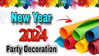 New Year Decoration ideas 2024  New Year Decoration  DIY New Years Eve Decoration [upl. by Yrrak]