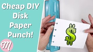 💰DIY Cheap Happy Planner Paper Punch [upl. by Jakoba]