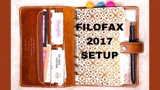 Personal Planner Setup 2017  Filofax Ochre Malden [upl. by Stormy]