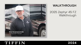 2025 Zephyr 45 FZ Walkthrough [upl. by Nnylahs367]