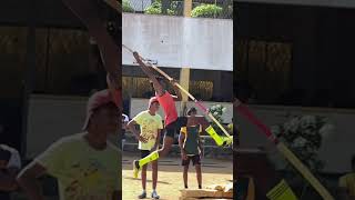 Pole vault training polevault srilanka srilankaathletics  😱😊 [upl. by Kal401]