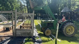 huge storm damage  getting a new tractor  growing vegetables indoors [upl. by Htur]