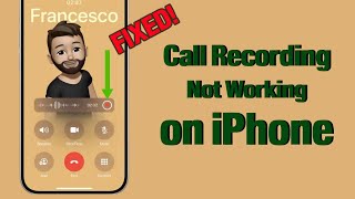 Fixed iPhone call Recording not Working After iOS 18 Update  Apple info [upl. by Belamy]