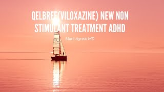 Qelbree Valoxazine New Non Stimulant Treatment ADDADHD  Mark Agresti [upl. by Assira]