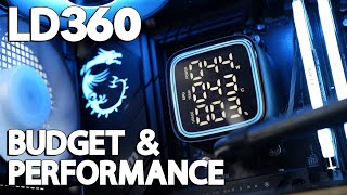 DEEPCOOL LD360  BUDGET AIO WITH DIGITAL DISPLAY [upl. by Say270]