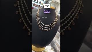 Pearl stone collection 🙏🥳wholesaleprice onegramgoldjewellery collection trending nw [upl. by Nwadrebma]