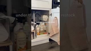 Under the kitchen sink organization asmr clean amazonfinds storageideas organization kitchen [upl. by Neuburger2]