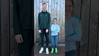 My Height vs Spurs Women 🙈📏 [upl. by Zalea272]