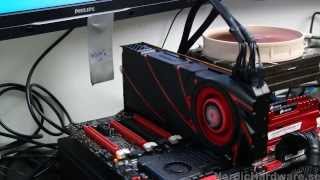 AMD Radeon R9 290X  Fan speed test 204055100 quotThe Leaf blowerquot [upl. by Darbee]