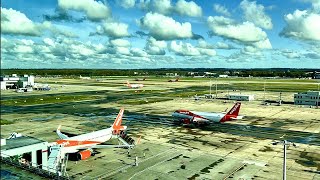 Plane Spotting at Gatwick Airport LGW Afternoon Departures and Arrivals [upl. by Matthei209]