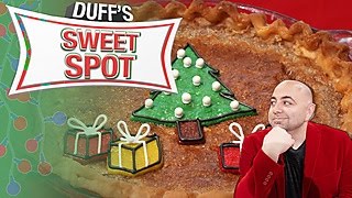 Duffs Decorative Cinnamon Chess Pie  Holiday Baking Championship  Food Network [upl. by Yrellav]