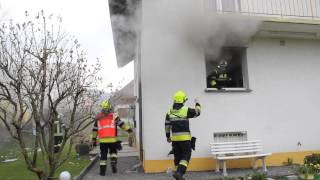 Hörbranz Küchenbrand in der Heribrandstraße [upl. by Aisauqal]