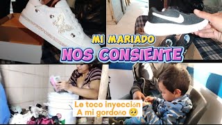 LAVANDO mil pares de TENIS😱Mi mariado es un MANDILÓN 🤣 [upl. by Lebasy]