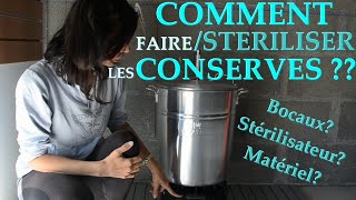 TUTO Comment faireStériliser les conserves  Astuce Bocaux Matériel Stérilisateur [upl. by Elva48]