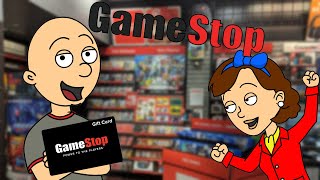 Classic Caillou Behaves At GamestopUNGROUNDED [upl. by Tamqrah]