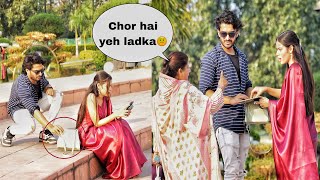 Snatching Girls Bag Prank😆 Epic Reactions😝 Zia Kamal [upl. by Adnilam278]