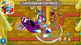 Bloons Adventure Time TD  Lemongrabbed Fortress Impoppable Mode BloonsAdventureTimeTD BATTD [upl. by Freda]