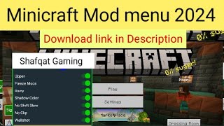 Minicraft mod menu 2024 Apk  Minicraft mod menu 2024  Minicraft mod menu  Minicraft [upl. by Dimitry709]