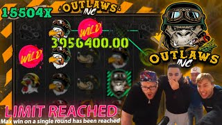 4000000 MAX WIN ON NEW OUTLAWS INC SLOT WORLD RECORD [upl. by Krahmer460]