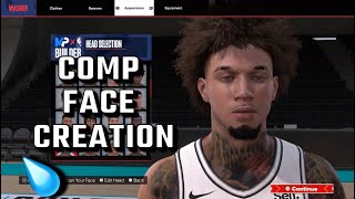 BEST COMP FACE CREATION SEASON 9 NBA2K24 TUTORIAL [upl. by Fotinas]