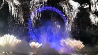 London New Year 2012  2013 Fireworks Full HD [upl. by Leaw]