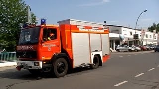 Verkehrsunfall mit eingeklemmter Person Schauübung  RTW DRK RW Heppenheim Realeinsatz [upl. by Anitsej]