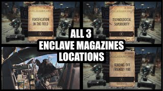 All 3 Enclave Magazines Locations and How to find them  Fallout 4 [upl. by Batsheva]