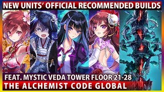 Sakura Bashosen Forcas Yomi Official Recommended Builds amp Mystic Tower Veda Floor 2128 TAC [upl. by Alletsirhc]