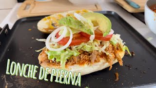 Tienen que probar estos LONCHES DE PIERNA Estilo Guadalajara 🇲🇽 [upl. by Aliet]