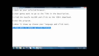 How to install Dazzle Dvc100 driver software Windows [upl. by Helbonnas]