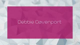 Debbie Davenport  appearance [upl. by Roosnam66]