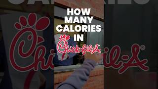 HOW MANY CALORIES IN CHICKFILA countingcalories caloriedeficit fastfood [upl. by Fezoj686]