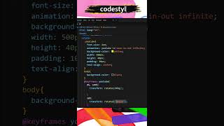 Attractive Css Animation  HTML  CSS codestyling [upl. by Annagroeg]