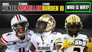 Ranking the Top WR Prospects in the 2025 NFL Draft  Who Is WR1 [upl. by Jeddy]