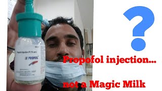 Propofol anesthesia propofol injection in Hindi propofol and magic milk sedation [upl. by Samanthia806]