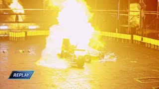 UpperCut vs Free Shipping  Battlebots Champions episode 3 fight recap [upl. by Amatruda703]