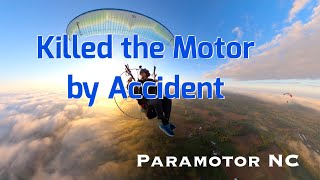 Paramotor NC  Killed the Motor by Accident paramotor [upl. by Erek]